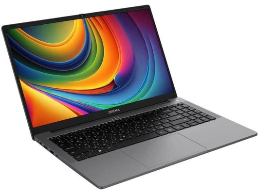Ноутбук Digma EVE i5980 15/DN15CM-ADXW01/Intel Core M3 8100Y/16Gb/512Gb/15.6 FHD IPS/Win11Pro серый